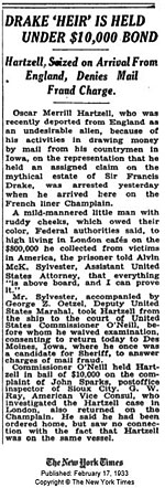 NY Times, 17 Feb 1933