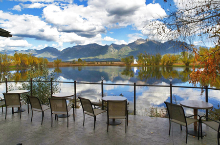 Ninepines lodge view